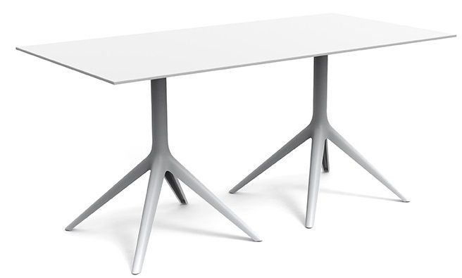 VONDOM - Stůl MARI-SOL čtyřramenná podnož, HPL deska, 158x79 cm - 
