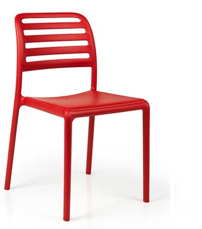 NARDI GARDEN - Židle COSTA BISTROT červená - 