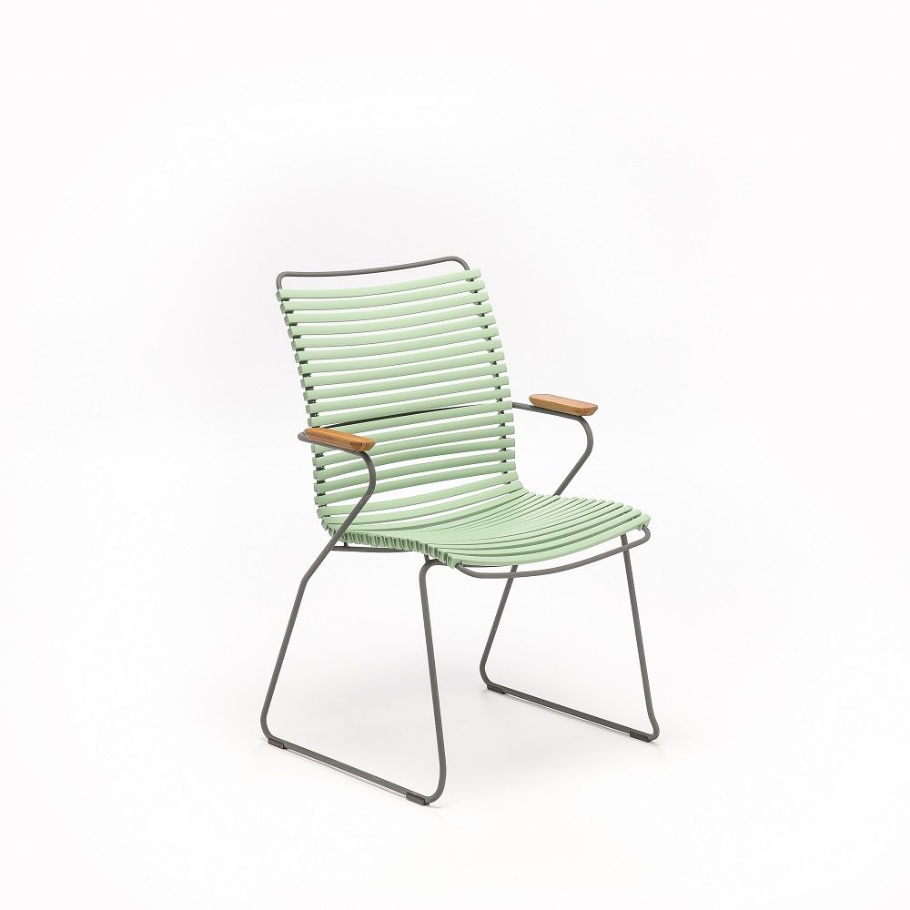 Houe Denmark - Židle CLICK s područkami vyšší, světle zelená - 