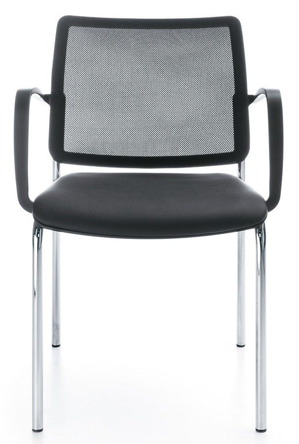 ProfiM - Židle BIT 575H /2P se síťovaným opěrákem, čalouněným sedákem - 