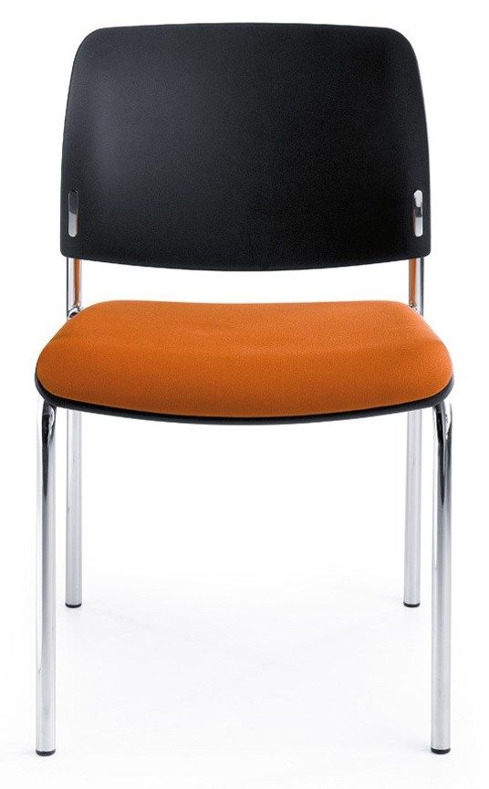 ProfiM - Židle BIT 560H /2P čalouněný sedák, plastový opěrák - 