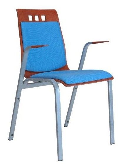 ALBA - Židle BERNI čalouněná s područkami - 