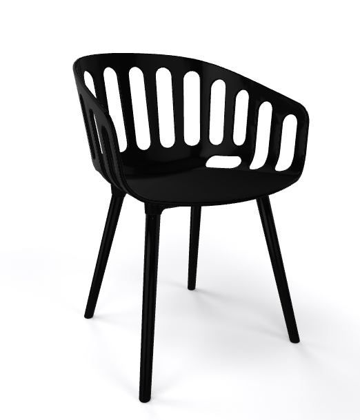 GABER - Židle BASKET BP, černá - 