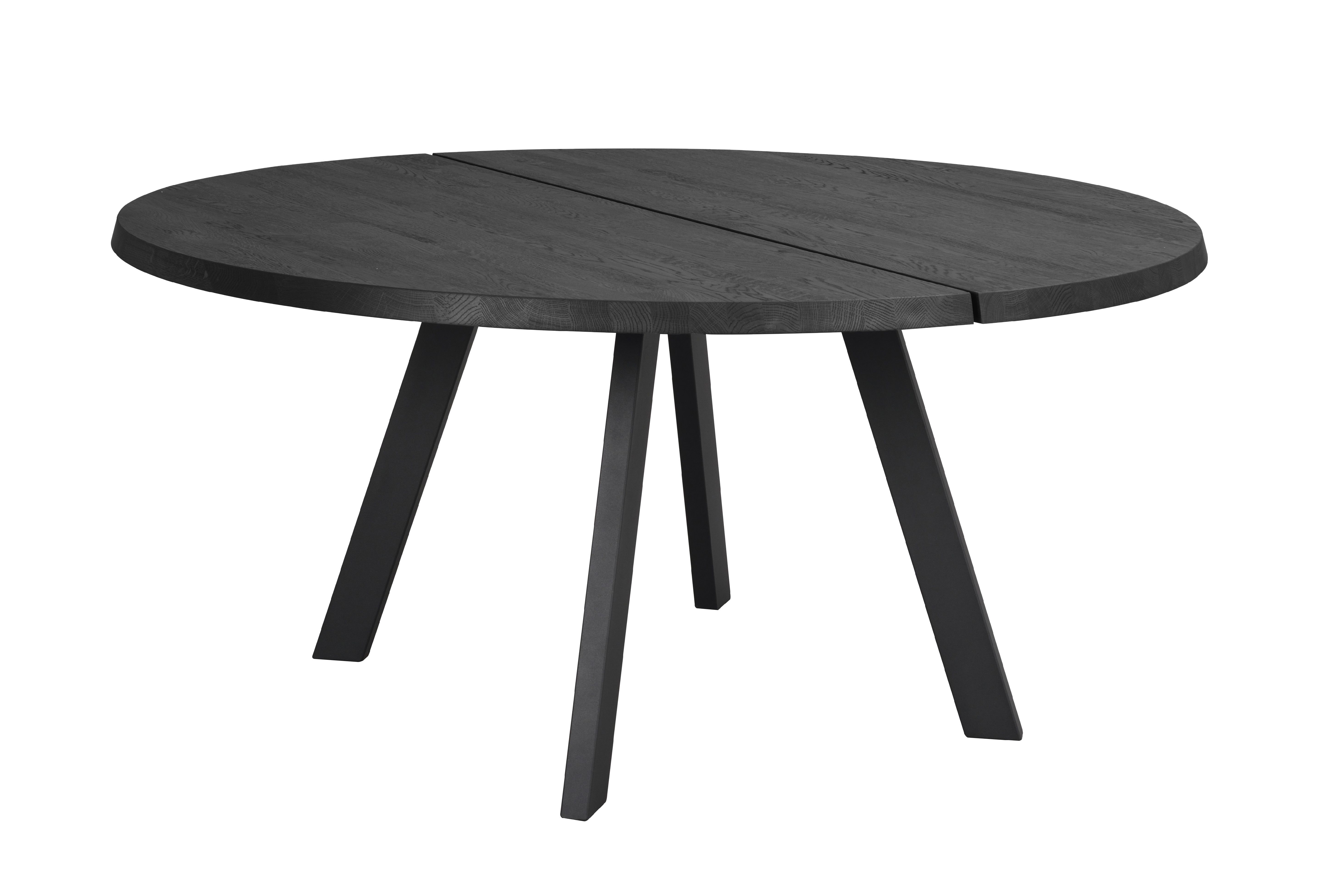 ROWICO kulatý jídelní stůl FRED černý ø160 cm - iodesign.cz