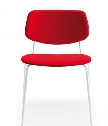 BILLIANI - Čalouněná židle s kovovou podnoží DOLL STEEL 559 - 