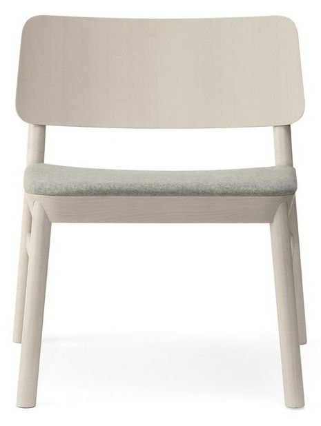 BILLIANI - Dřevěná židle s čalouněným sedákem DRUM 079 - 