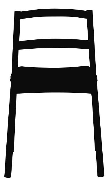 BILLIANI - Dřevěná židle s čalouněným sedákem LOAD 641 - 