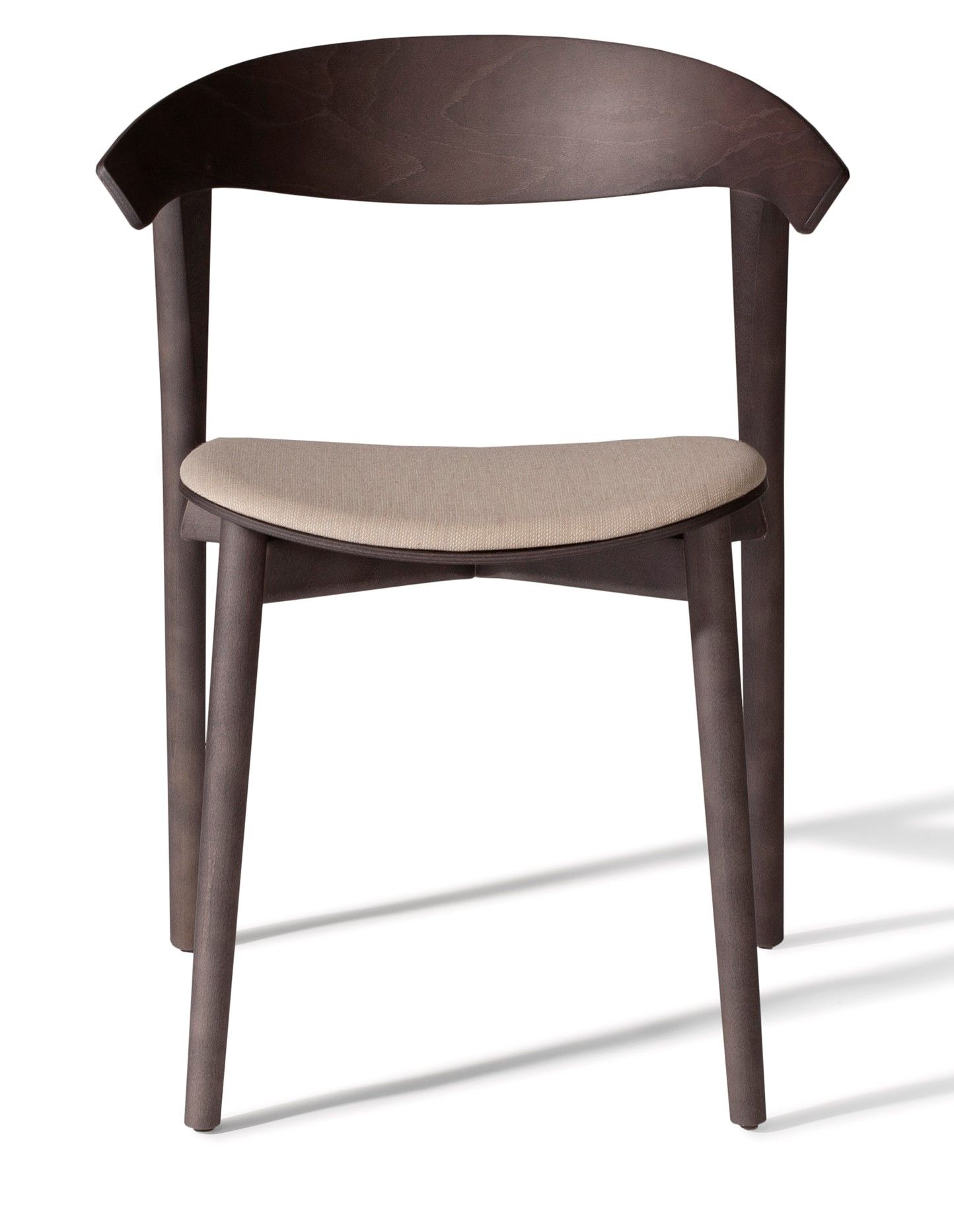 CAPDELL - Židle NIX s čalouněným sedákem - 