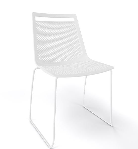GABER - Židle AKAMI S, bílá/bílá - 