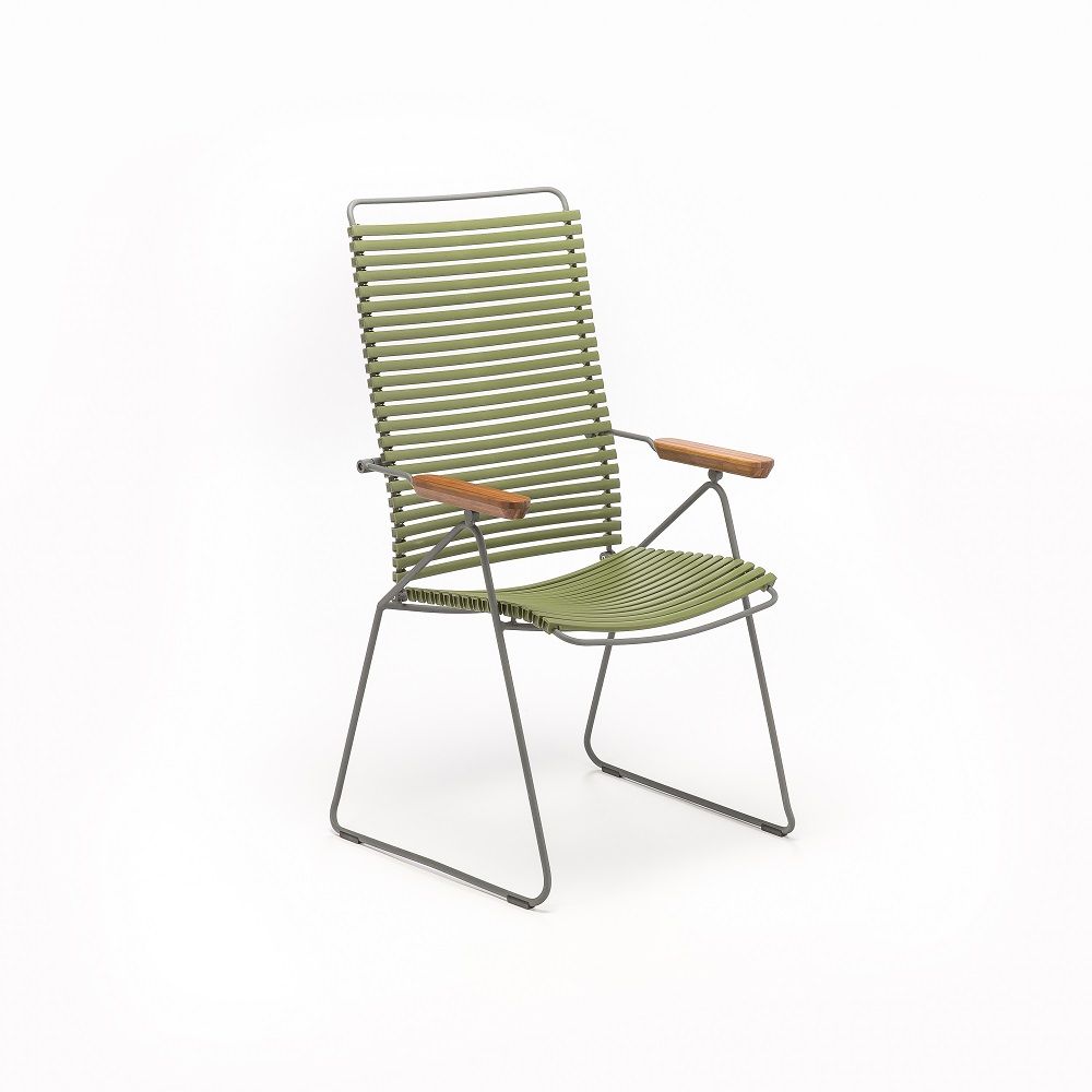 Houe Denmark - Polohovatelná židle CLICK, olivově zelená - 