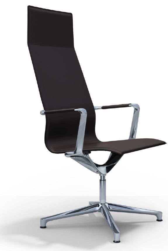 ICF - Židle KUNA 710 s vysokým opěrákem a opěrkou hlavy - 