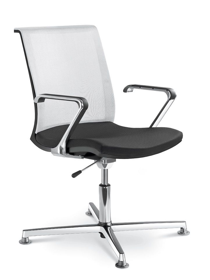 LD SEATING - Židle LYRA NET 203-F34-N6 - černý rám - 