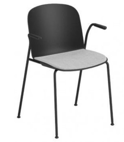 INFINITI - Židle RELIEF - s područkami a čalouněným sedákem - 