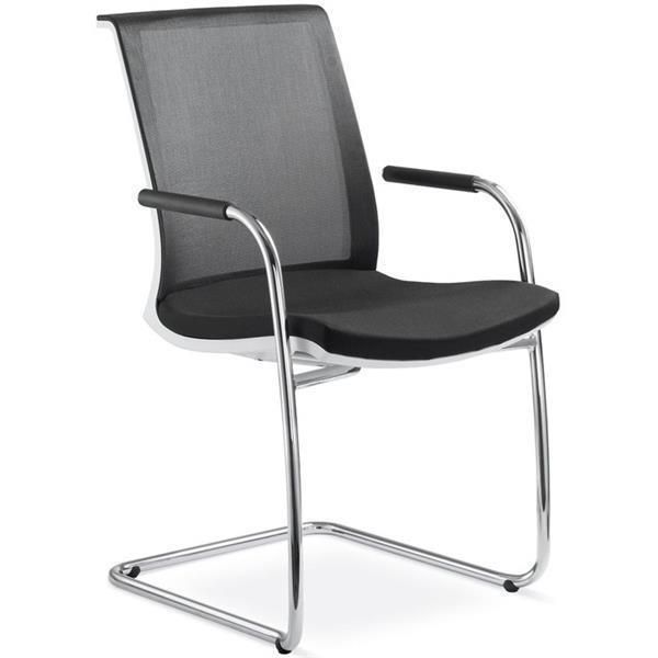 LD SEATING - Židle LYRA NET 213-Z - bílý rám - 
