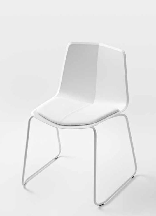 MAXDESIGN - Plastová židle s ližinovou podnoží a područkami STRATOS 1150 - 
