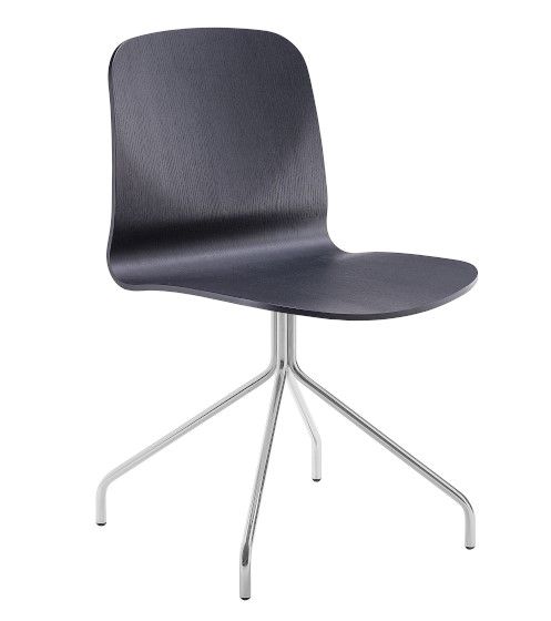 MIDJ - Dřevěná židle LIÙ, centrální podnož - 