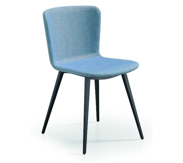 MIDJ - Dvoubarevná čalouněná židle CALLA s kovovou podnoží II. - 