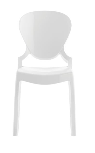 PEDRALI - Židle QUEEN 650 DS - bílá - 