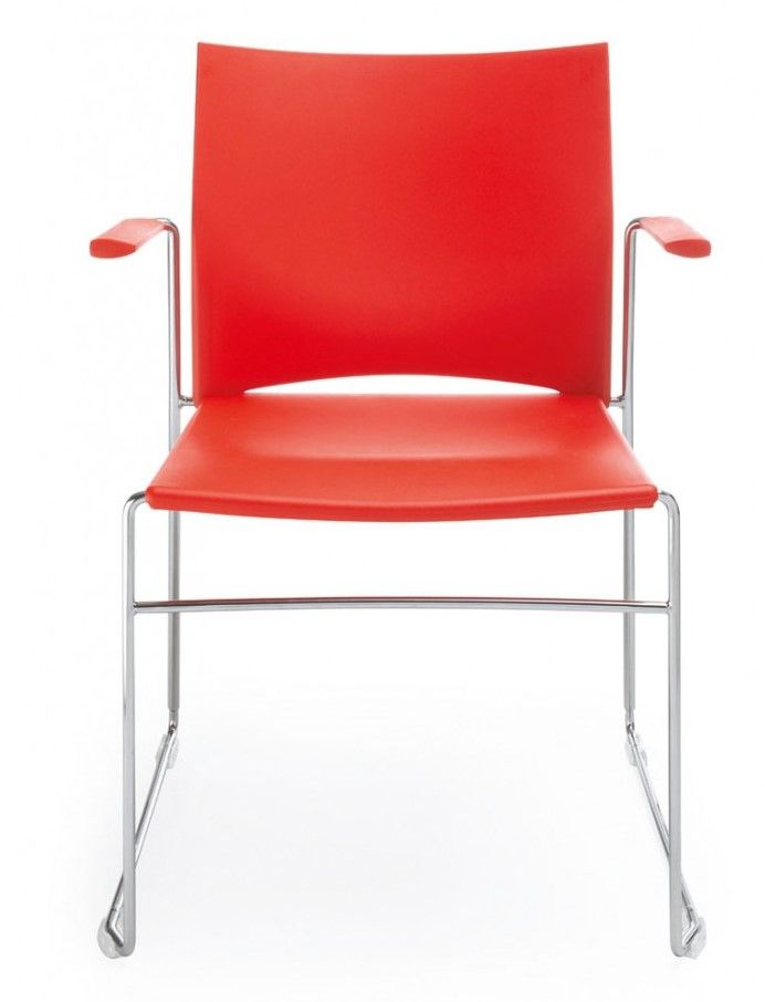 ProfiM - Židle ARIZ 550V 2P s ližinovou podnoží a područkami - 