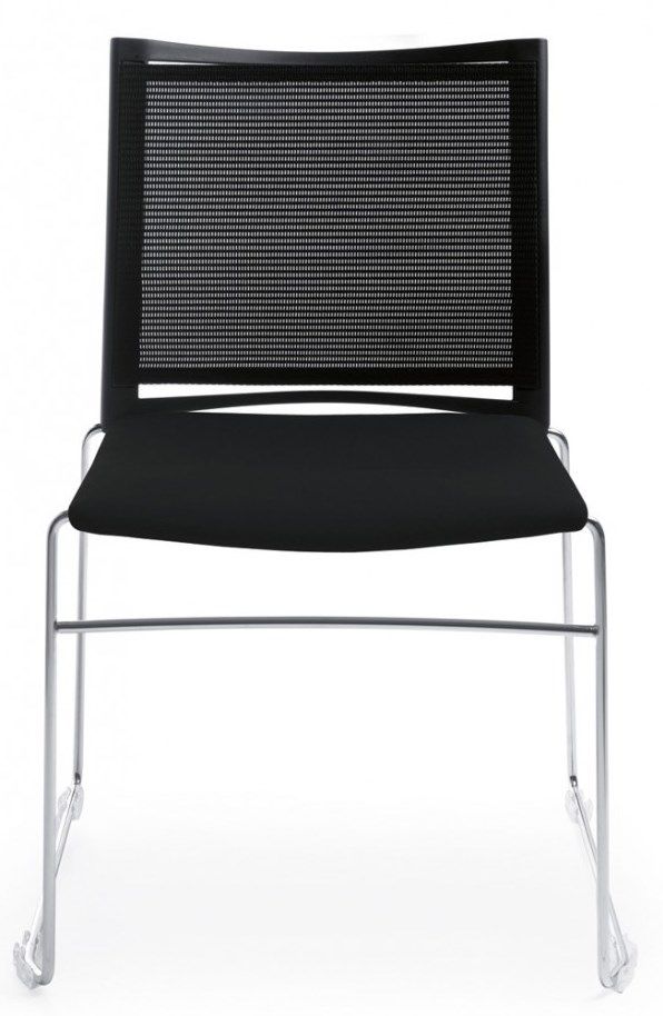 ProfiM - Židle ARIZ 575V se síťovaným opěrákem a čalouněným sedákem - 