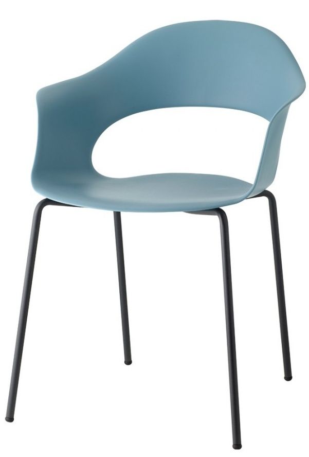 SCAB - Židle LADY B - modrá/antracitová - 