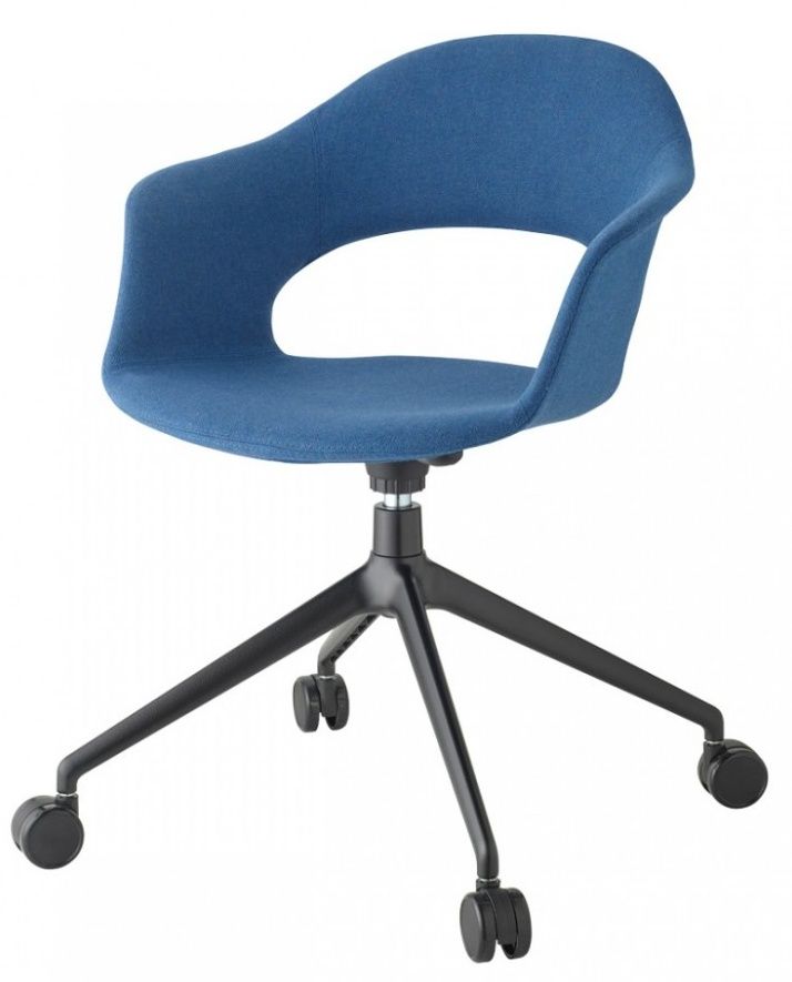 SCAB - Židle LADY B POP na kolečkách - modrá/černá - 