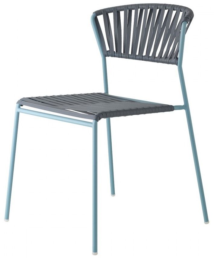 SCAB - Židle LISA CLUB - šedá/modrá - 