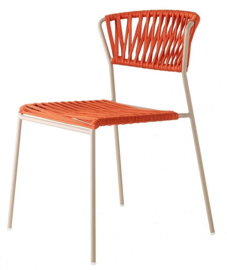 SCAB - Židle LISA FILÒ - oranžová/béžová - 
