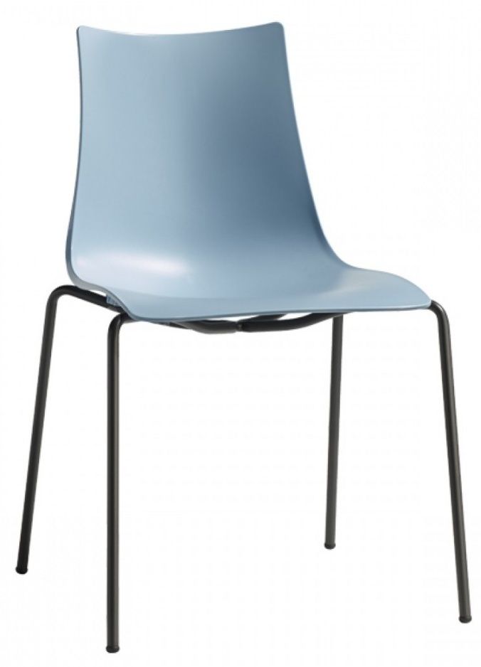SCAB - Židle ZEBRA TECHNOPOLYMER - modrá/antracitová - 