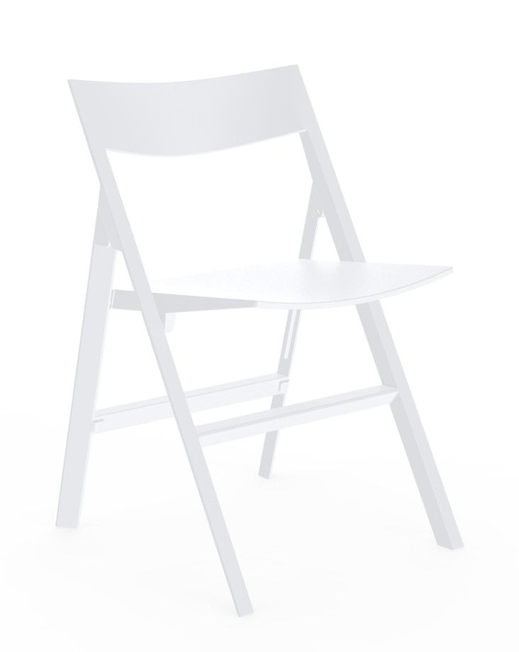 VONDOM - Židle QUARTZ skládací - bílá - 