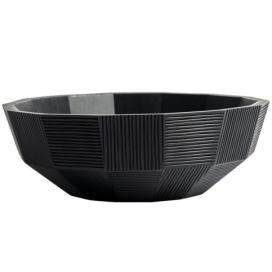Ethnicraft designové mísy Black Striped Bowl