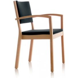 WIESNER HAGER - Židle S13 6711 - s područkami čalouněná 			 	 	