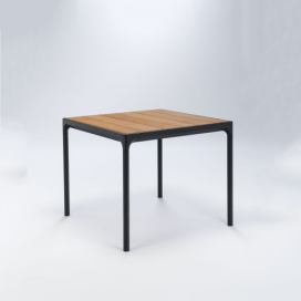 Houe Denmark - Stůl FOUR, 90 cm, bambus / černý rám