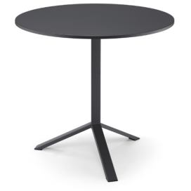 MIDJ - Celokovový kulatý stůl SQUARE, výška 107 cm