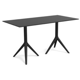 VONDOM - Stůl MARI-SOL tříramenná podnož, HPL deska, 119x69 cm
