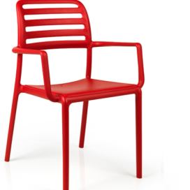 NARDI GARDEN - Židle COSTA červená