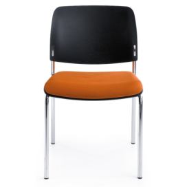 ProfiM - Židle BIT 560H /2P čalouněný sedák, plastový opěrák