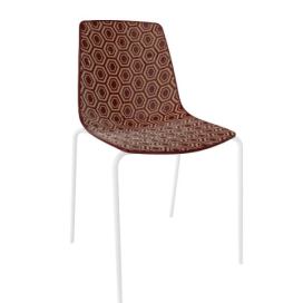 GABER - Židle ALHAMBRA NA, hnědobéžová/bílá