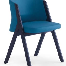 ACCENTO - Židle T-BONE RARE - dřevěná podnož