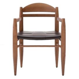 BILLIANI - Dřevěná židle s područkami VINCENT V.G. 441