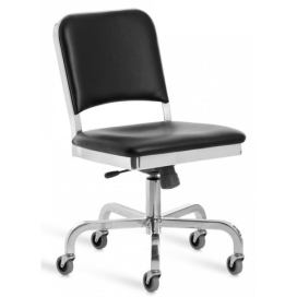EMECO - Čalouněná židle na kolečkách NAVY