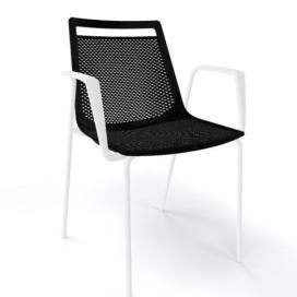 GABER - Židle AKAMI TB, černá/bílá