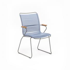 Houe Denmark - Židle CLICK s područkami vyšší, modrá