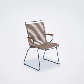 Houe Denmark - Židle CLICK s područkami vyšší, sand