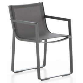 GANDIA BLASCO - Židle FLAT TEXTIL s područkami