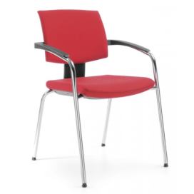 ProfiM - Židle XENON 20H 2P se čtyřnohou podnoží a područkami