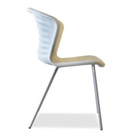 TONON - Židle MARSHMALLOW s kovovou podnoží