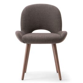 TORRE - Židle BLISS s dřevěnou podnoží