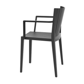 VONDOM - Židle SPRITZ s područkami - černá