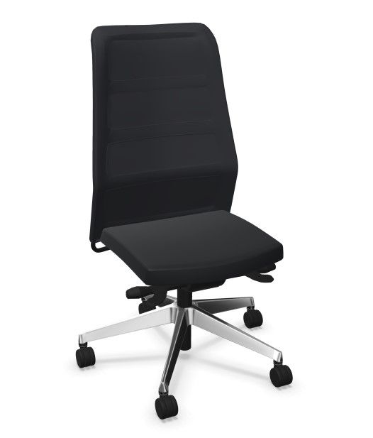 WIESNER HAGER - Pracovní židle PARO_24/7 5223 vysoká - s opěradlem ze síťoviny - 